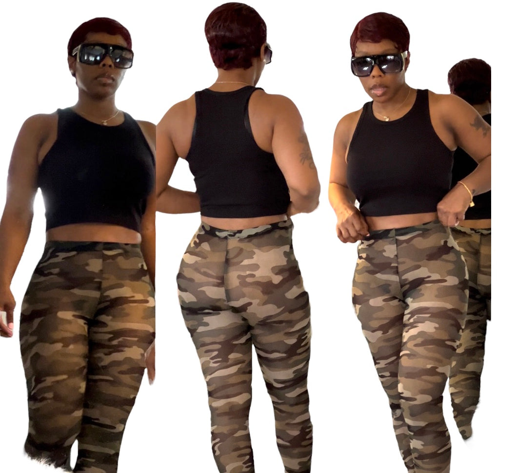 SHERO Camo Sheer Pant